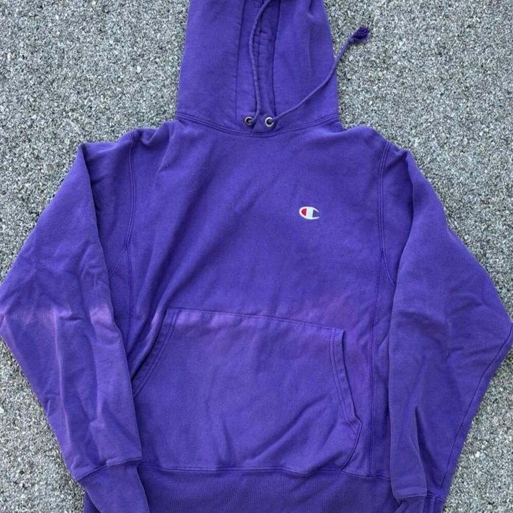 Champion Men's Purple Hoodie